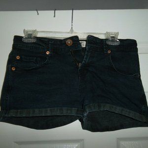 DENIM Black Shorts Size 4